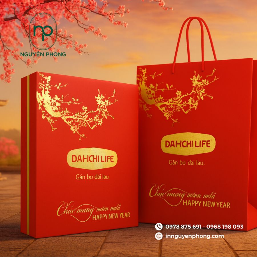 In túi giấy đựng quà tết tại TPHCM giá rẻ